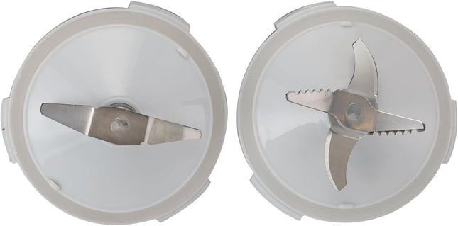 خلاط مع مفرمة وقطاعة من بلاك اند ديكر -  300 واط، أبيض