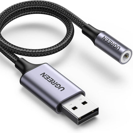 محول بطاقة الصوت USB A إلى مقبس صوت 3.5 مم من UGREEN /30757