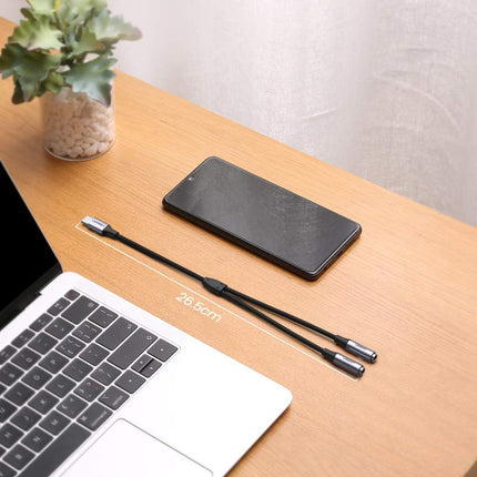 كابل صوت UGREEN من النوع C USB إلى 3.5 ملم أنثى / 30732