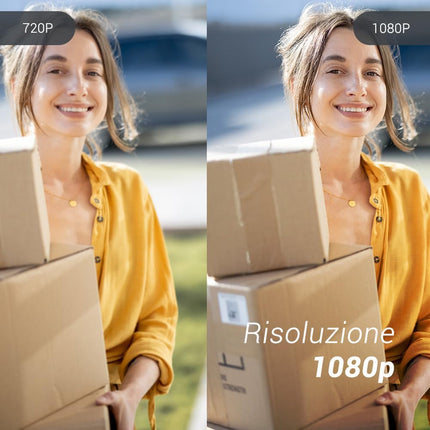 فيديو  انتركم لاسلكي للباب بدقة 2 ميجا بكسل HP5