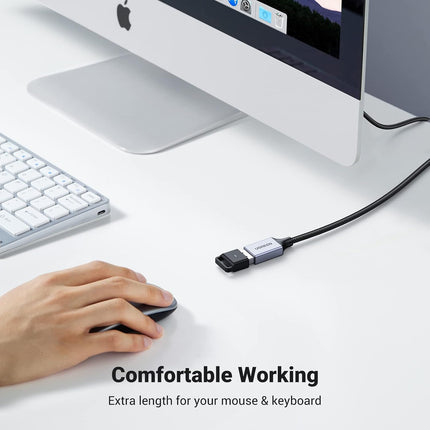 كابل تمديد USB 3.0 ذكر إلى أنثى من Ugreen /US115