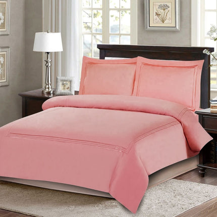 طقم بيت لحاف بدون حشوة متوسط 4 قطع من ARMN Naturesoft - زهري داكن