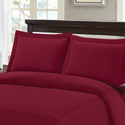 طقم وجوه مخدات قطعتين من ARMN Naturesoft - خمري