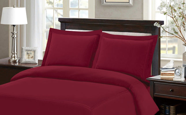 طقم وجوه مخدات قطعتين من ARMN Naturesoft - خمري