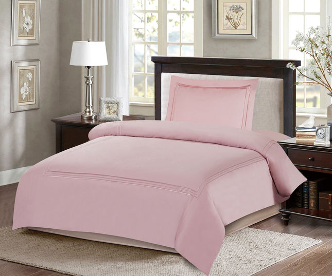 طقم بيت لحاف بدون حشوة مفرد 3 قطع من ARMN Naturesoft - زهري