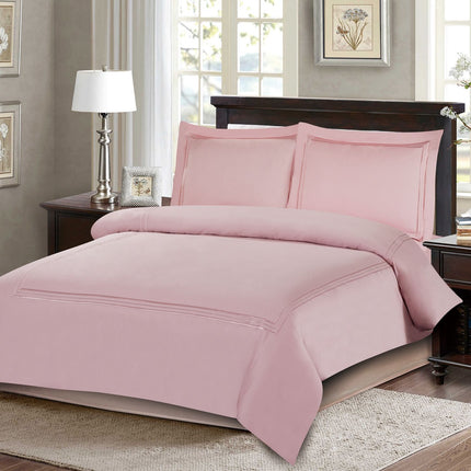 طقم بيت لحاف بدون حشوة مجوز كبير 4 قطع من ARMN Naturesoft - زهري