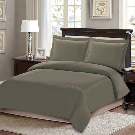 طقم بيت لحاف بدون حشوة متوسط 4 قطع من ARMN Naturesoft - بني