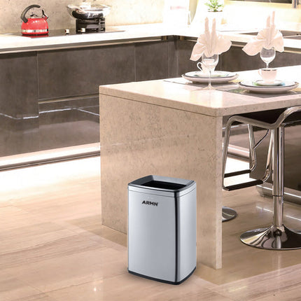 سلة قمامة سعة 20 لتر من ARMN Tramontina - فضي