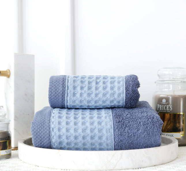 طقم بشاكير عدد 2 من Dreams Monia - أزرق