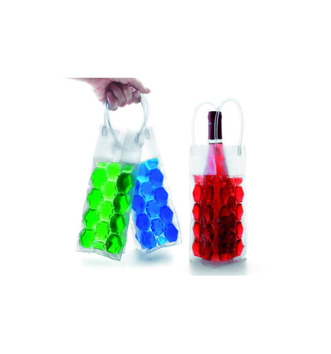 حقيبة تبريد زجاجات بـ4 جهات للثلج من Ibili - أزرق