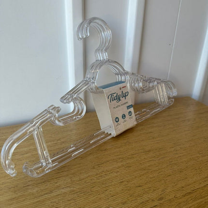 طقم 4 علاقات بلاستيك من ARMN Tidyup - شفاف