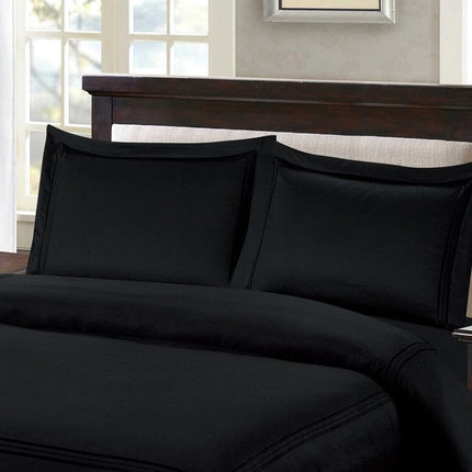 طقم وجوه مخدات 50*90سم قطعتين من ARMN Naturesoft - أسود