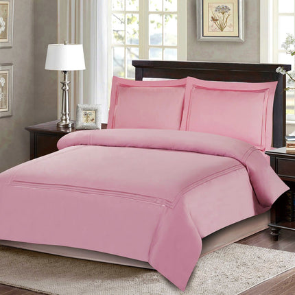 طقم بيت لحاف بدون حشوة كوين 4 قطع من ARMN Naturesoft - زهري