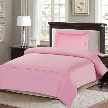 طقم بيت لحاف بدون حشوة مفرد 3 قطع من ARMN Naturesoft - زهري