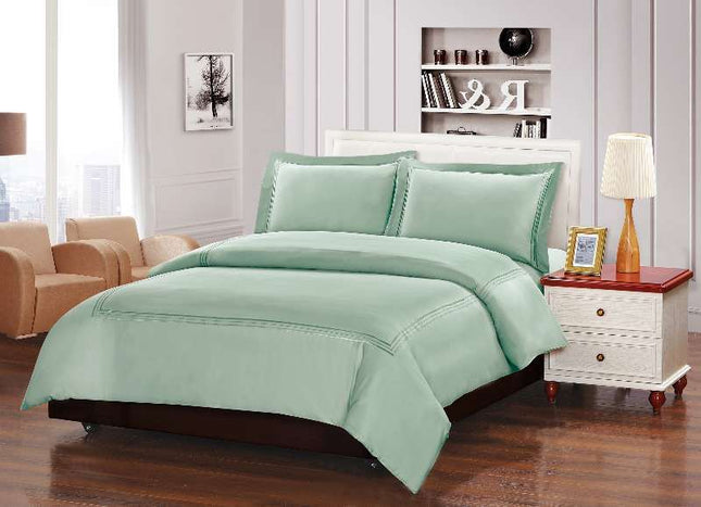 طقم بيت لحاف بدون حشوة مجوز كبير 4 قطع من ARMN Naturesoft - أخضر