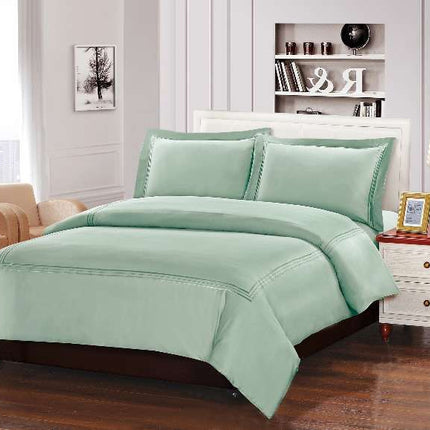 طقم بيت لحاف بدون حشوة كوين 4 قطع من ARMN Naturesoft - أخضر