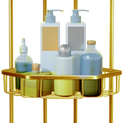 ستاند زاوية بـ3 رفوف ألمنيوم من ARMN Space - ذهبي