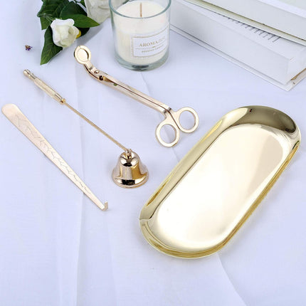 طقم للعناية بالشمع من ARMN Moments - ذهبي