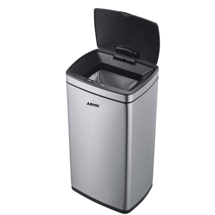 سلة قمامة بحساس سعة 25 لتر من ARMN Tramontina - فضي