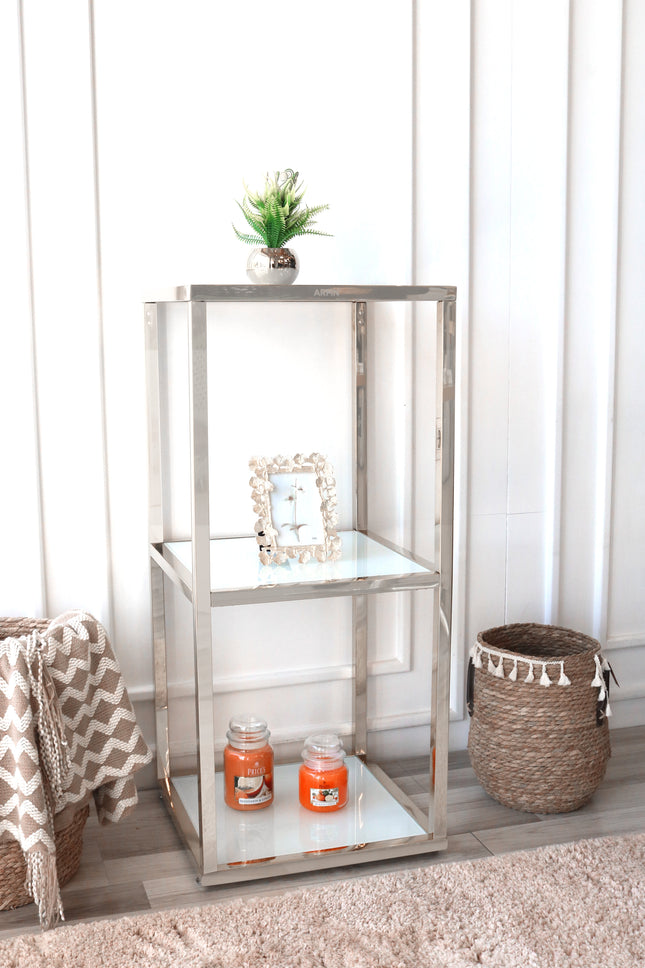 ستاند بـ3 رفوف 45*45 سم من ARMN Milton - فضي