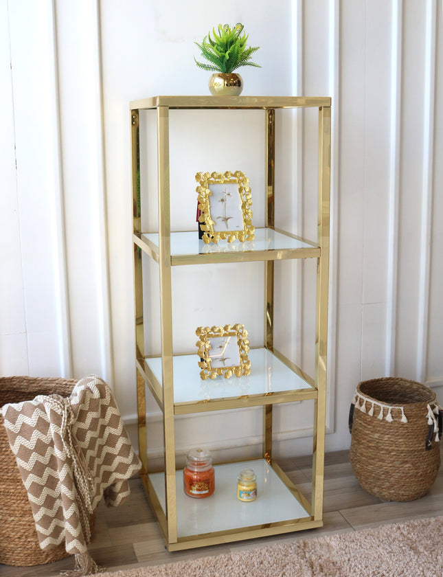 ستاند بـ4 رفوف 45*45 سم من ARMN Milton - ذهبي