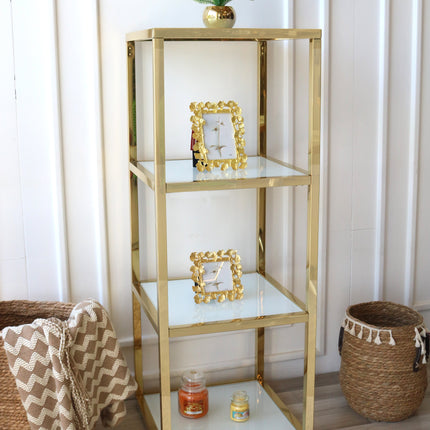 ستاند بـ4 رفوف 35*35 سم من ARMN Milton - ذهبي