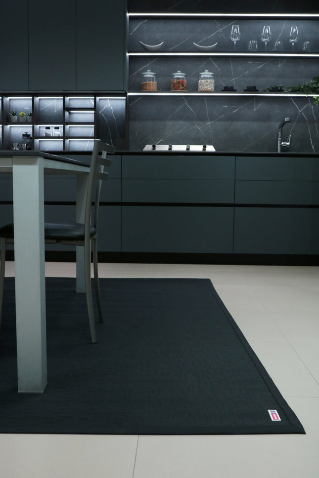 سجادة مطبخ 140*220 سم من ARMN Luxe - أسود