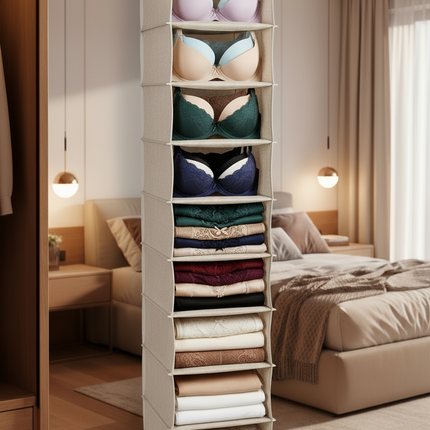 علاقة تخزين بـ9 رفوف من ARMN TidyFold