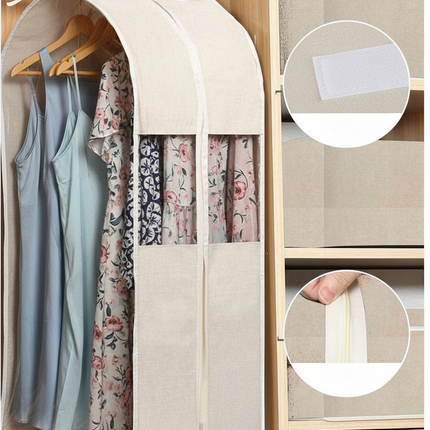 حقيبة تخزين ملابس TidyFold من ARMN - بيج (قابلة للغسيل، حماية )