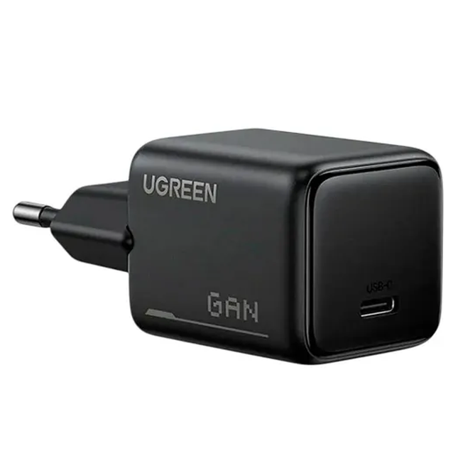 شاحن UGREEN السريع بقوة 25 واط بمنفذ USB-C بتقنية GaN، إصدار الاتحاد الأوروبي / 65736