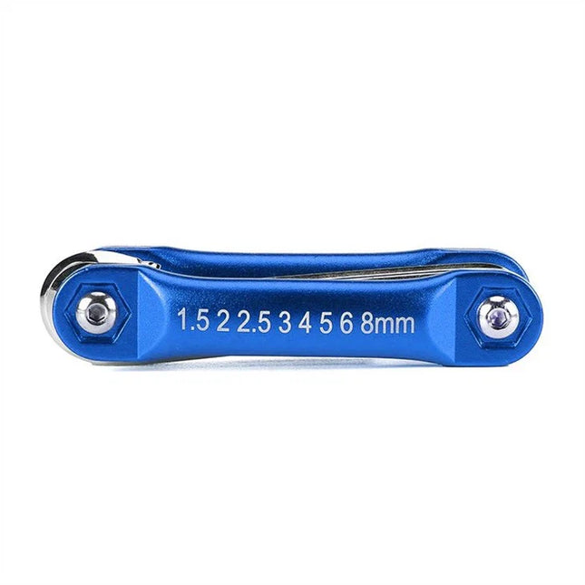 طقم مفاتيح الانكي سداسية قابلة للطي من WORKPRO (٨ قطع) (متري) | WP222024