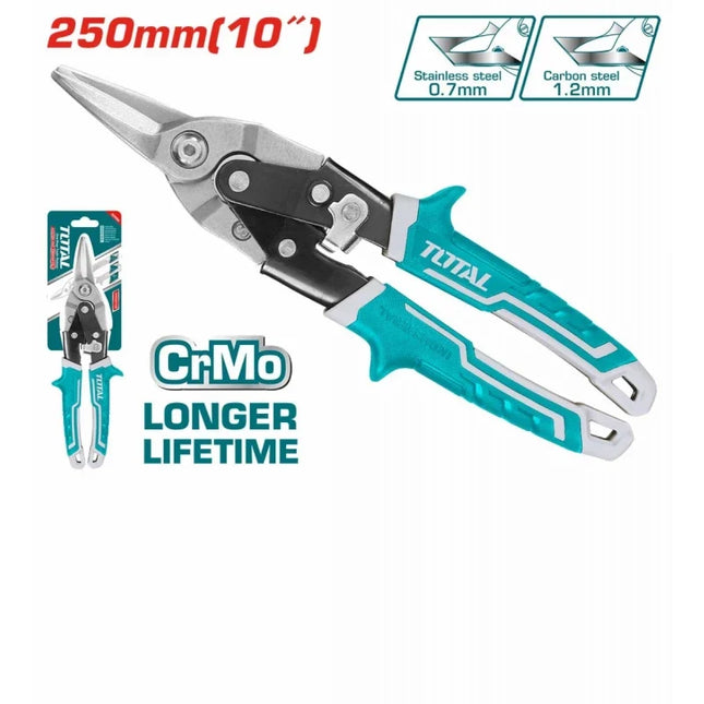 Heavy Duty Straight Tin Snip 10 Inch Total THTJ532106