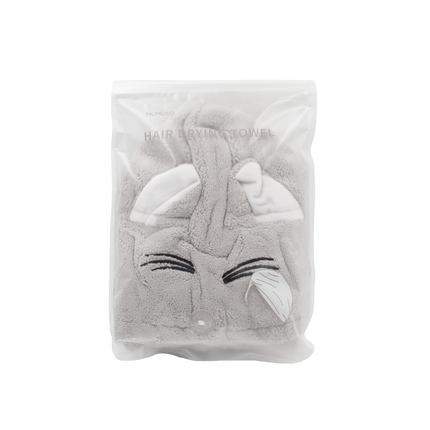 منشفة  القطط اللطيفة لتجفيف الشعر
