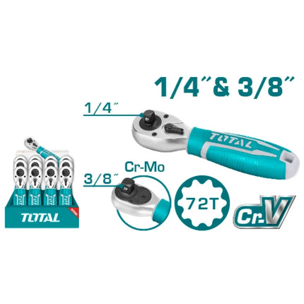 طقطيقة مزدوجة 1/4" و 3/8" Total THT1061438