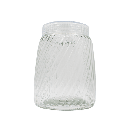 وعاء تخزين زجاجي