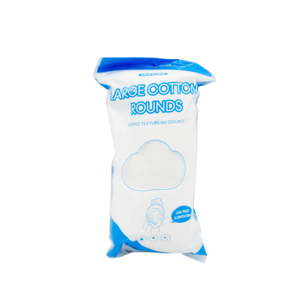 قطن تنظيف البشره شكل بيضوي