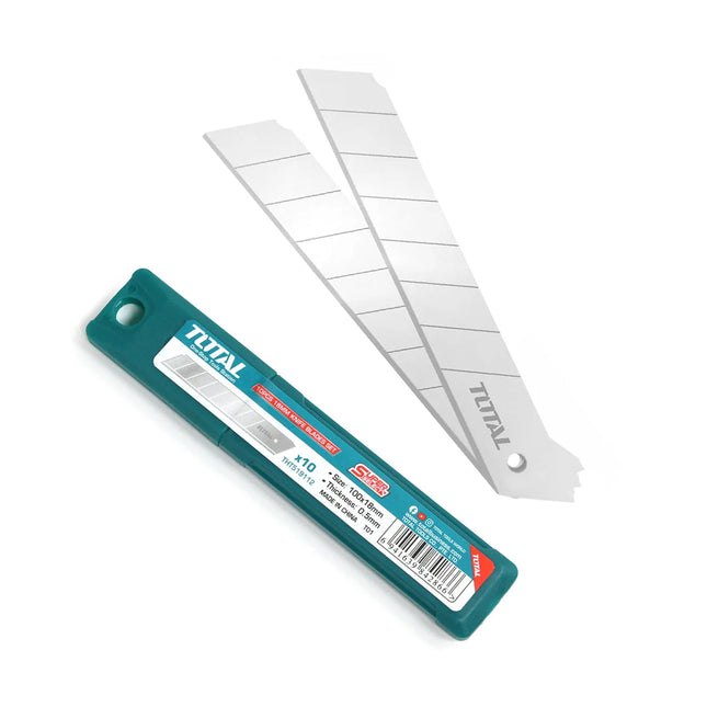 18mm Wide Snap-Off Blades – 10 Pieces Total THT519112