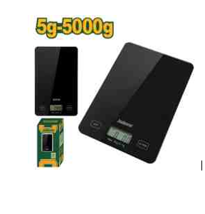 ميزان مطبخ زجاج 5 كيلو من جادايفر