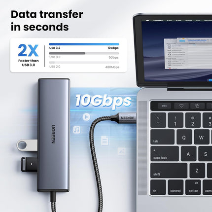 محول متعدد الوظائف 6 في 1 من UGREEN | 45320