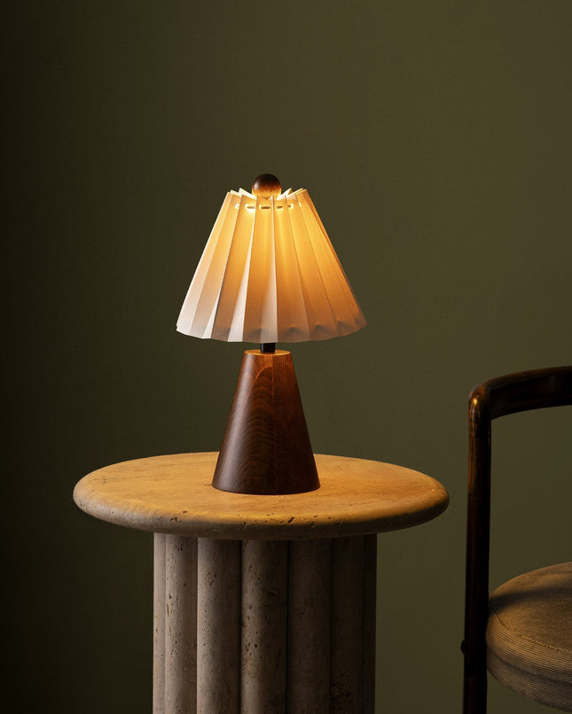 Charlotte Brown and Beige Lampshade for Modern Living Rooms