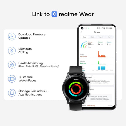ساعة Realme TechLife Watch R100 الذكية - C