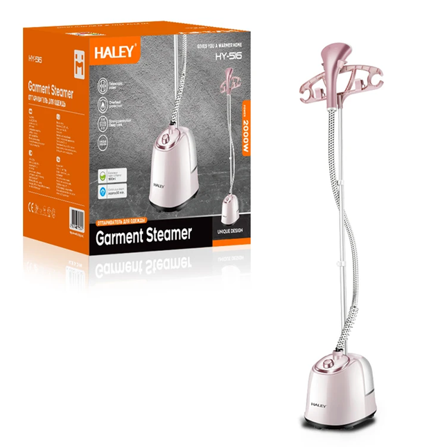 مكواة بخار عمودية مع علاقة بقوة 1800 واط مع خزان سعة 1.6 لتر ماركة HALEY