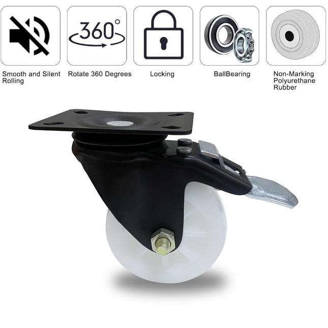 عجل صناعي متحرك مع بريك