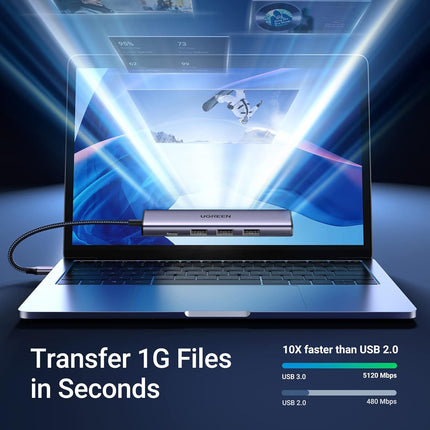 موزع يوجرين 4 في 1 USB 3.0 / 20805