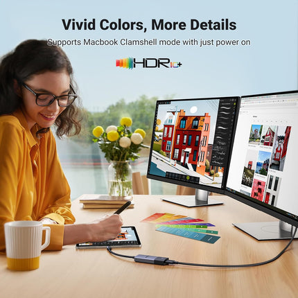 محول يوجرين USB Type C إلى HDMI 2.1 بدقة 8K@60Hz / 50338