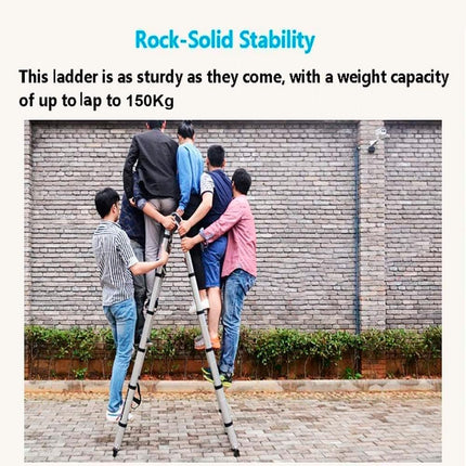 سلم تلسكوب المنيوم من مزايا عدة اطوال