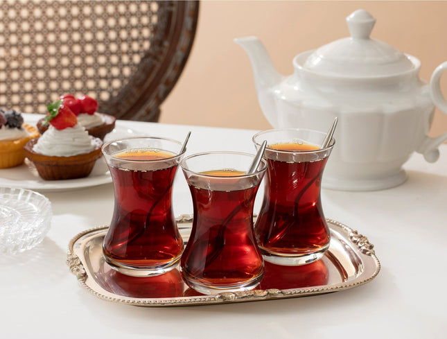 Madame Coco La Feme 6-Piece Glass Tea Set