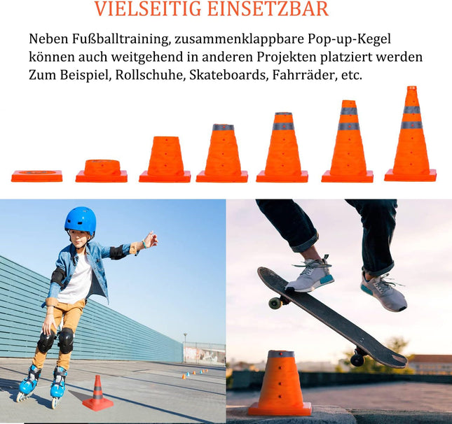 قمع برتقالي تلسكوب مع لطاش