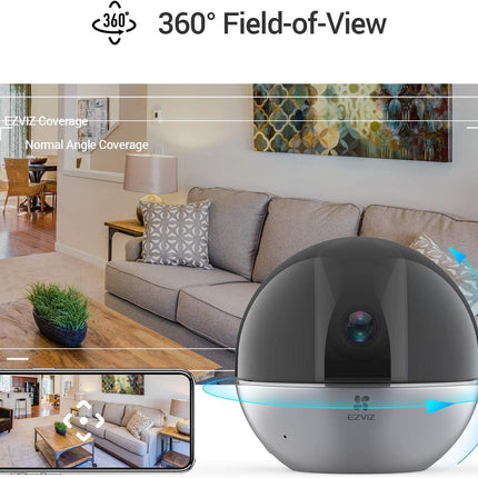 كاميرا متحركة داخلية بدقة 4 ميجا بكسل مع خاصية تتبع مع التكبير | ايزفيز | C6W