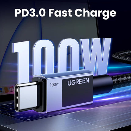 كابل UGREEN USB-C إلى USB-C للشحن السريع بقوة 100 واط بتقنية PD / L512